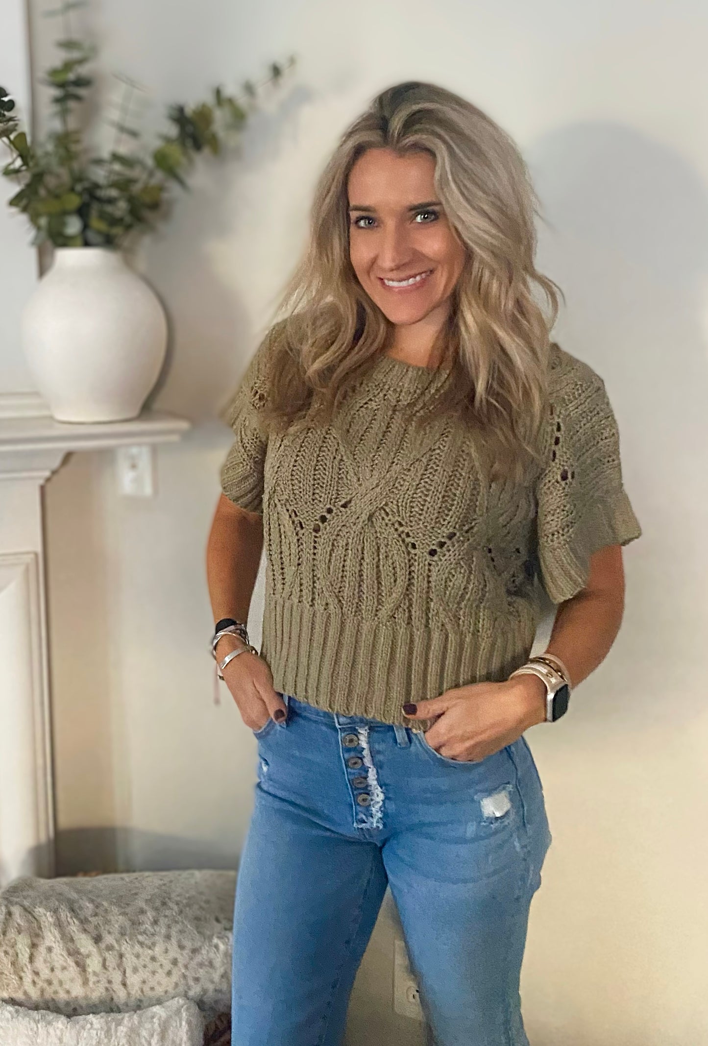 Stephanie Crochet Top