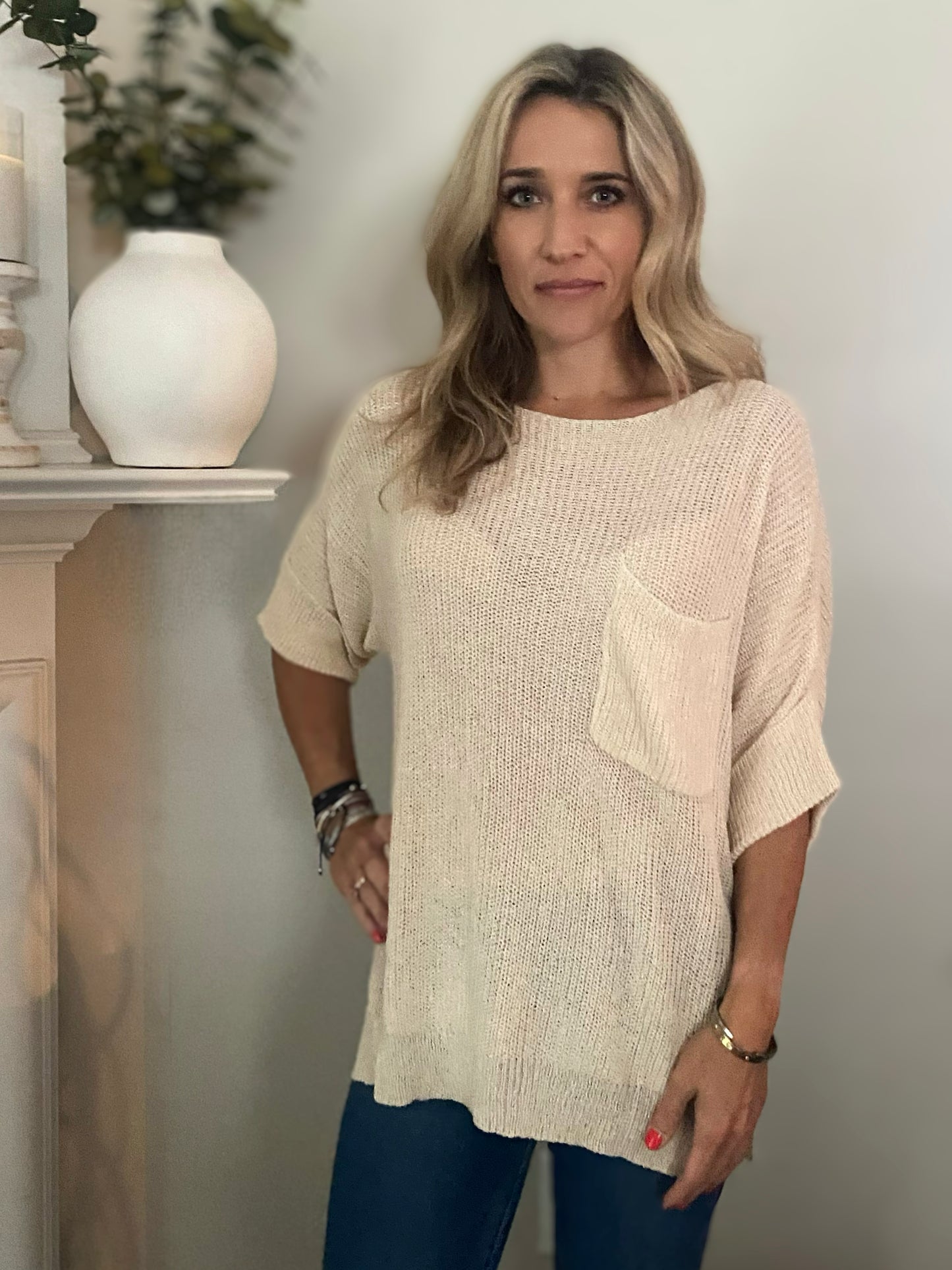 Marleigh Loose Fit Knit Top