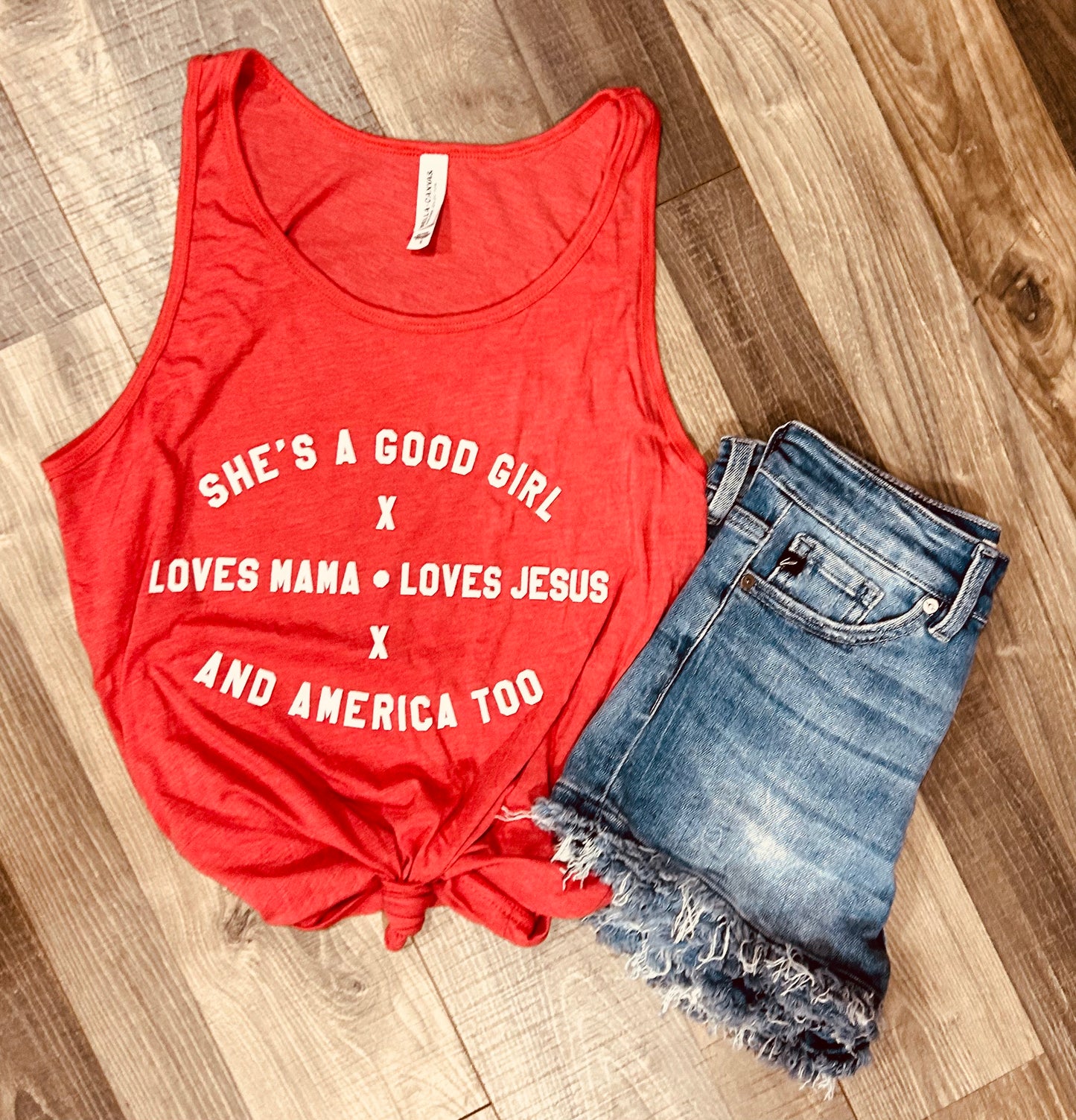 Free Falling Graphic Tank