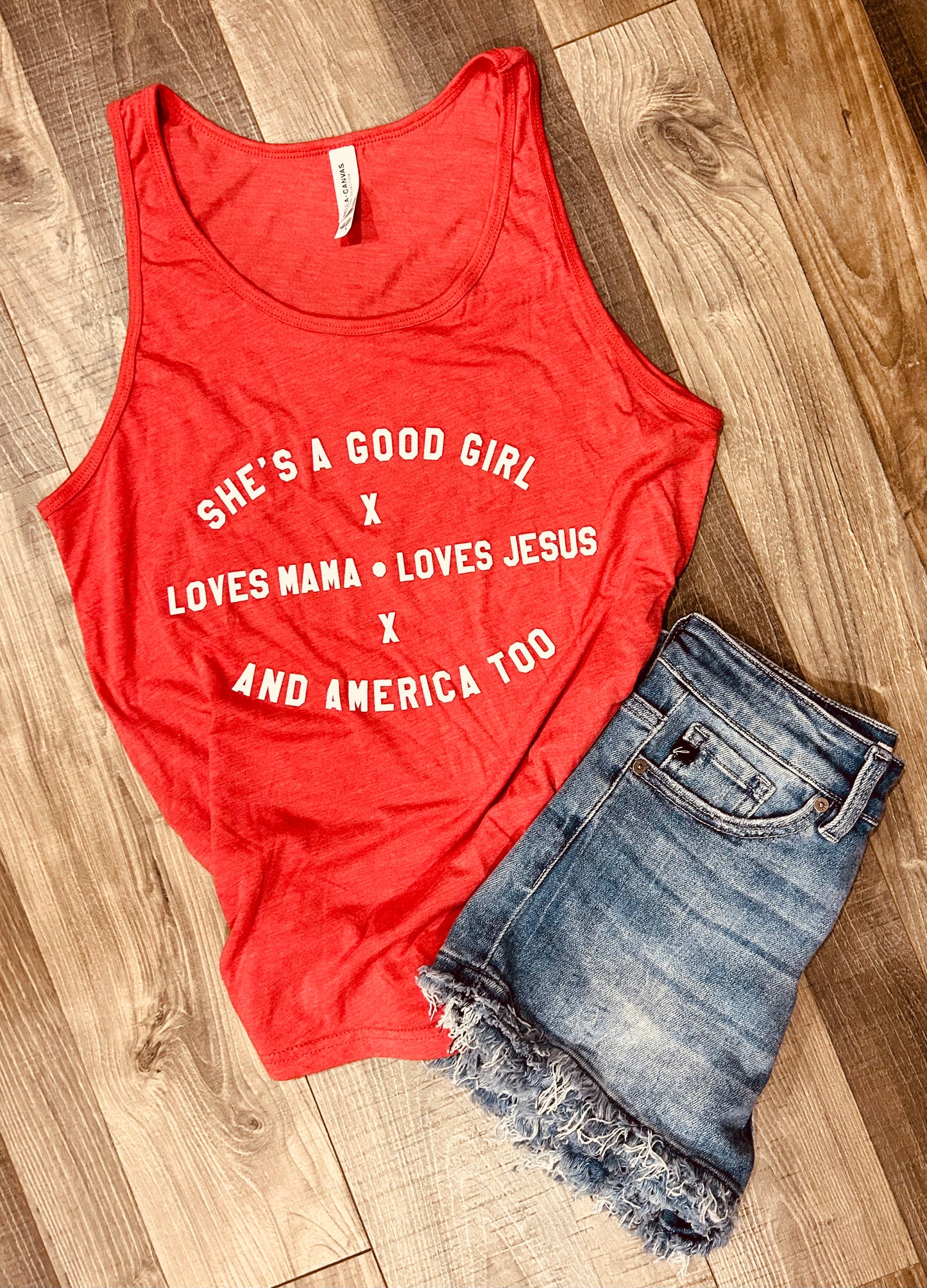 Free Falling Graphic Tank