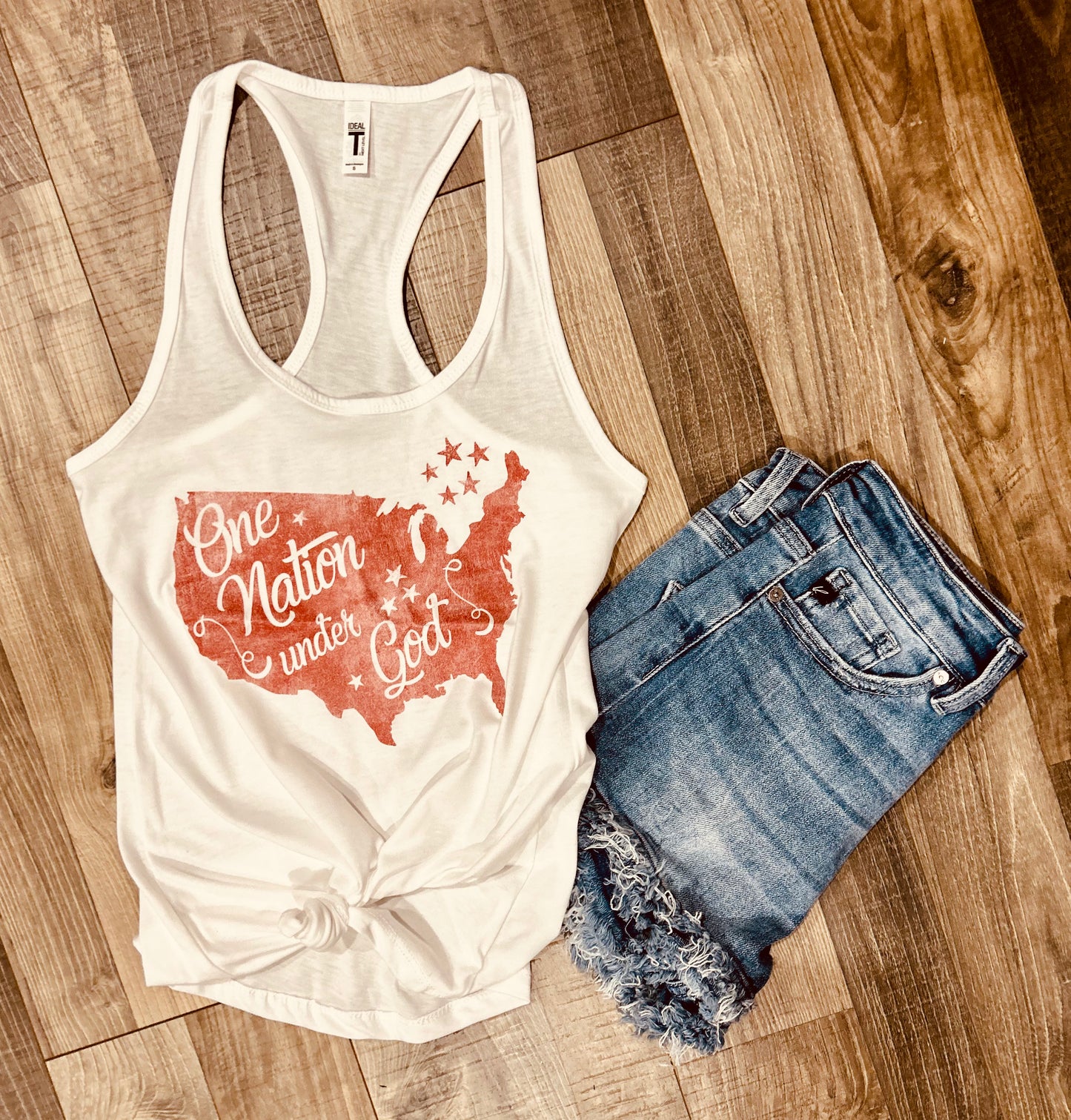 One Nation Racerback Tank