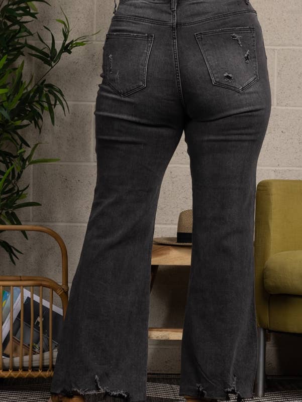 Making Moves High Waisted Bootcut Plus Jeans