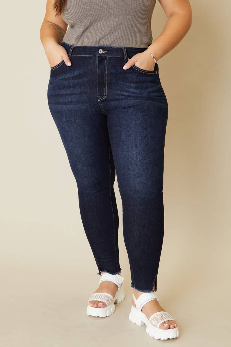Kan Can Plus Size High Rise Skinny Jeans