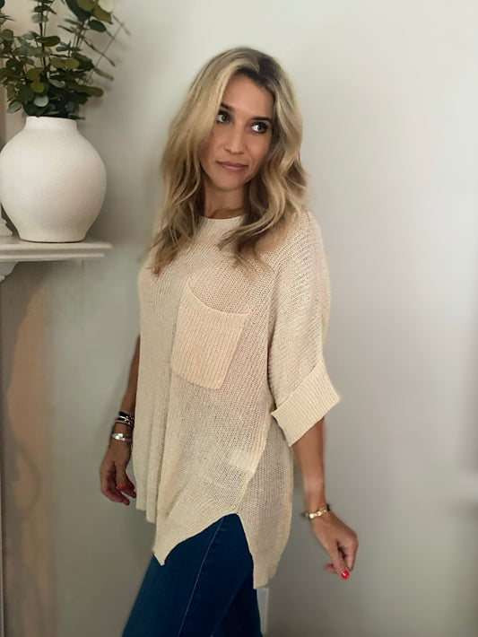 Marleigh Loose Fit Knit Top