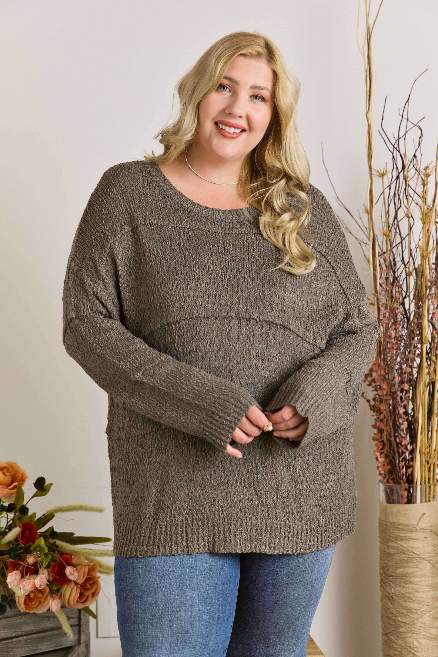 Molly Lightweight Plus Size Sweater