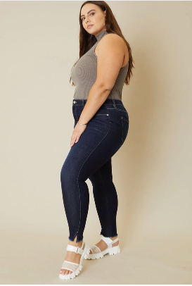 Kan Can Plus Size High Rise Skinny Jeans